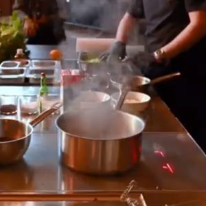 Live Cooking and Induction Modular Buffet System