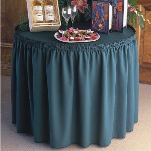 Shirred Gathered Table Skirting