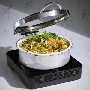 Battery Induction Buffet Risers